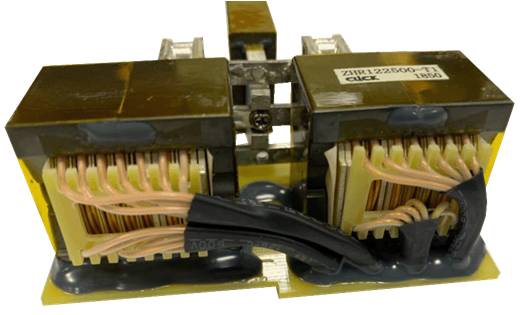 Transformer and differential choke integration design for Communication Module